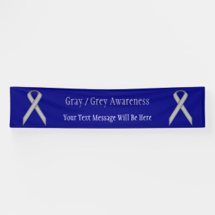 Gray Standard Ribbon by Kenneth Yoncich Banner
