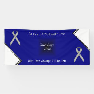 Gray Standard Ribbon by Kenneth Yoncich Banner