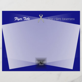 Gray Standard Ribbon by Kenneth Yoncich Flyer