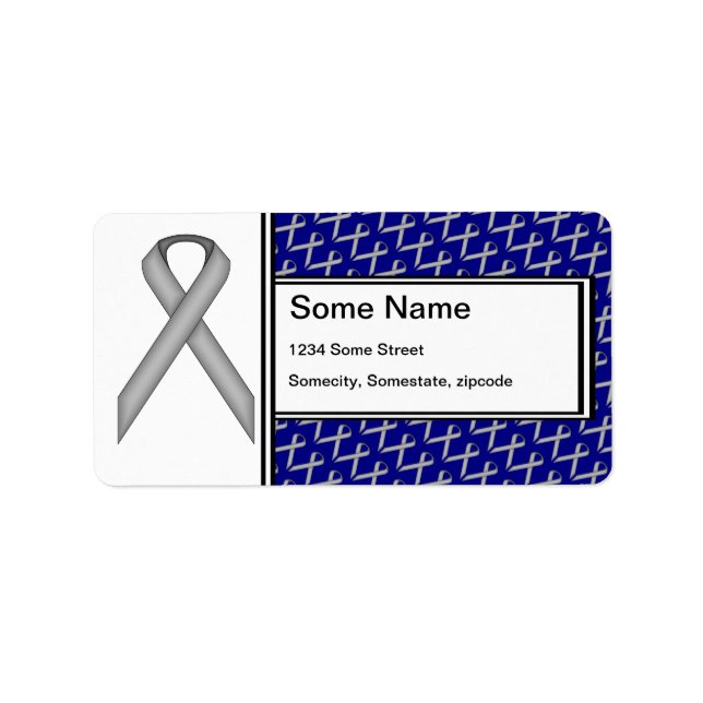 Gray Standard Ribbon by Kenneth Yoncich Label (Front)