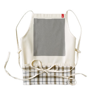 Gray Star Dust Zazzle HEART Apron
