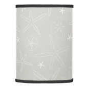 Gray Starfish & Sand Dollar Table Lamp (Right)