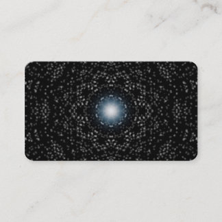 Gray Stars on Black Designer Business Cards