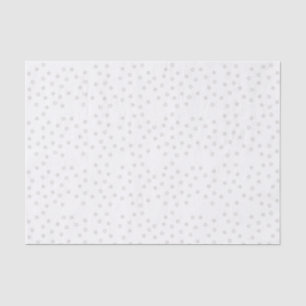 Gray Stars Tissue Paper