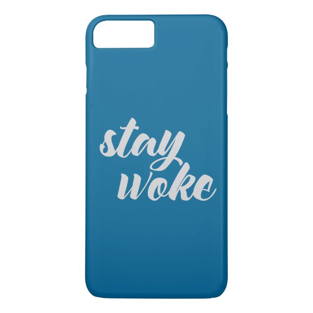 Gray Stay Woke Case-Mate iPhone Case (Back)