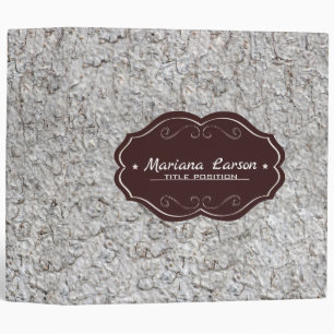 Gray Stone 3 Ring Binder