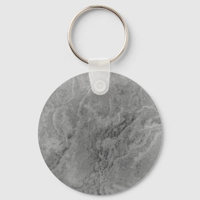 Gray Stone Pattern Keychain (Front)