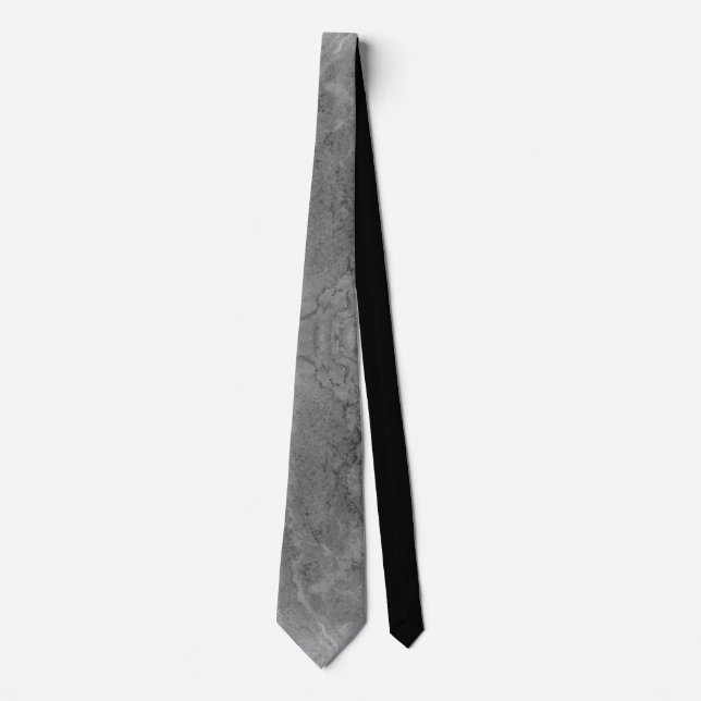 Gray Stone Pattern Neck Tie (Front)