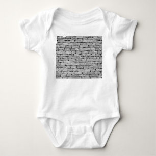 Gray stone wall, abstract background. baby bodysuit