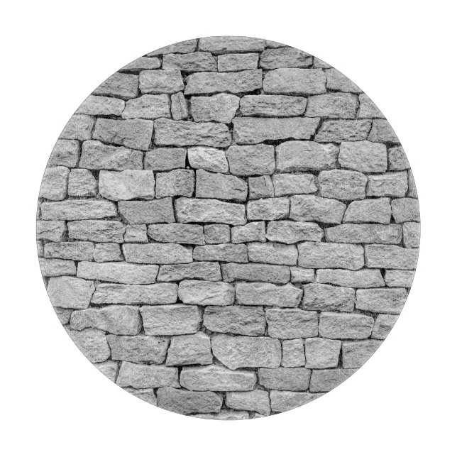 Gray stone wall, abstract background. cutting board (Front)