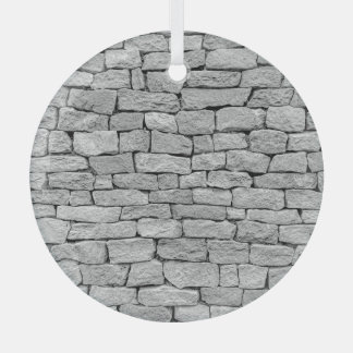 Gray stone wall, abstract background. glass ornament