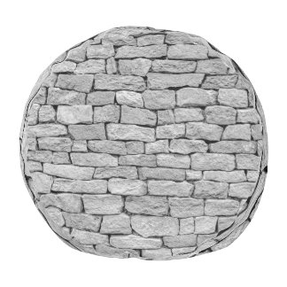 Gray stone wall, abstract background. pouf