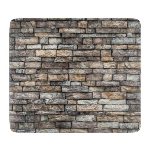 Gray Stone Wall Cutting Board