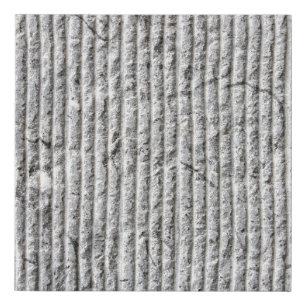Gray stone wall texture. Texture of stone wall wit Faux Canvas Print