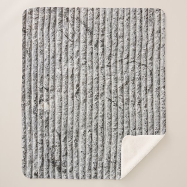 Gray stone wall texture. Texture of stone wall wit Sherpa Blanket (Front)