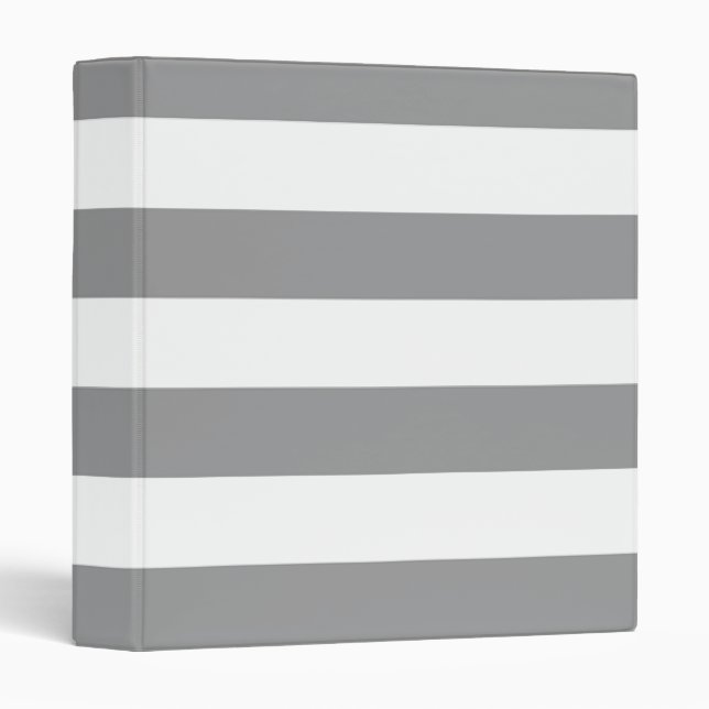 Gray Stripe Binder (Front/Spine)