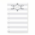 Gray Stripe Personalized To-Do List