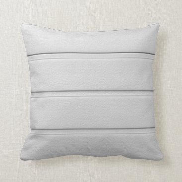 Gray Striped Leather Illusion Accent Throw Pillow Gray Striped Leather Illusion Accent Throw Pillow