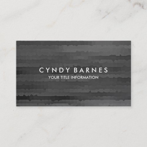 Gray Stripes Business Card