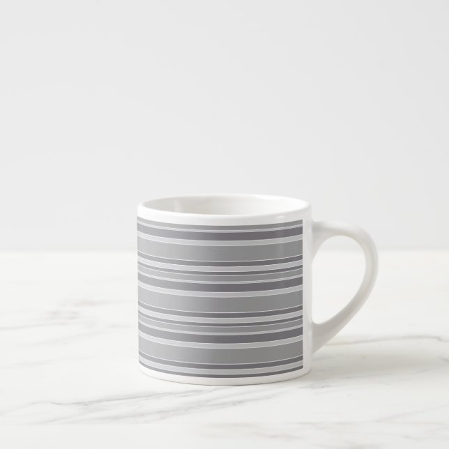 Gray stripes espresso cup (Right)