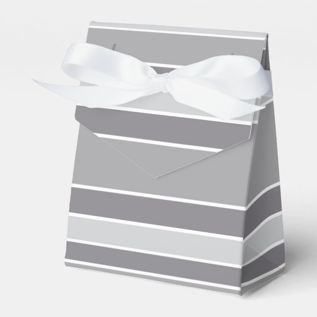 Gray stripes favor boxes (Front Side)
