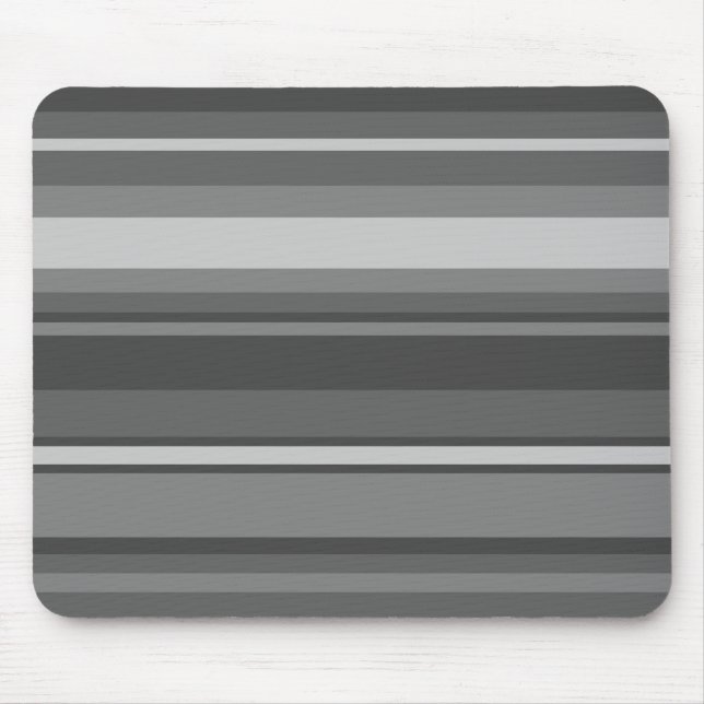 Gray stripes mouse pad (Front)
