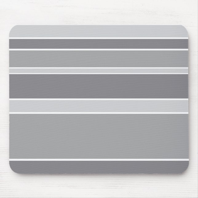 Gray stripes mouse pad (Front)