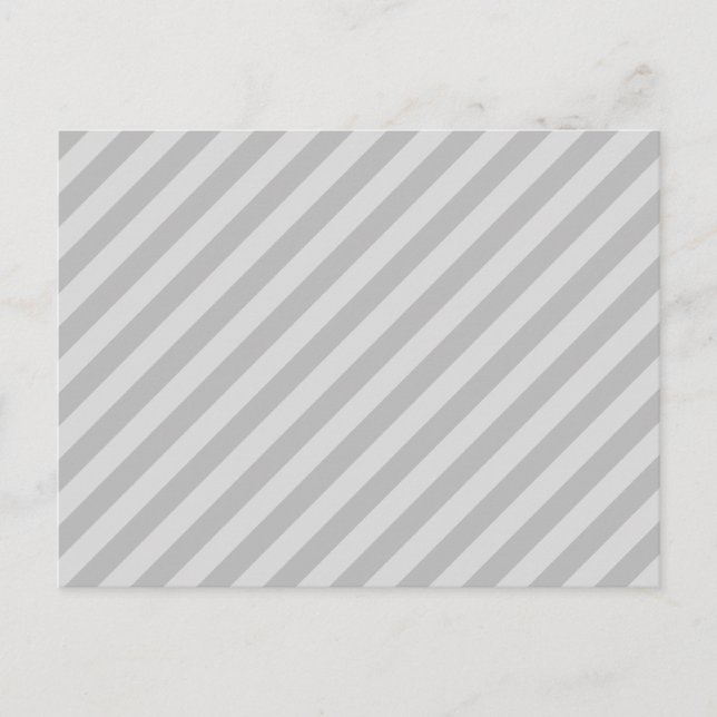 Gray Stripes. Postcard (Front)