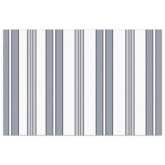 Gray Stripes Tissue Paper