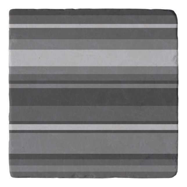 Gray stripes trivet (Front)