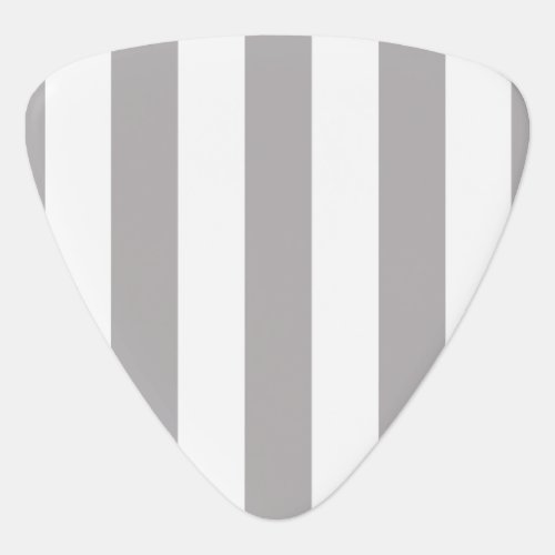 Gray Stripes White Stripes Striped Pattern Guitar Pick