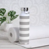 Arches Stripes Grey Water Bottle