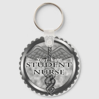 Gray Student Nurse Keychain