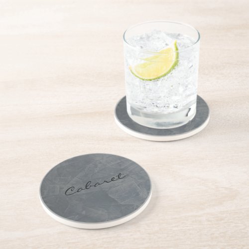 Gray Suede Coaster