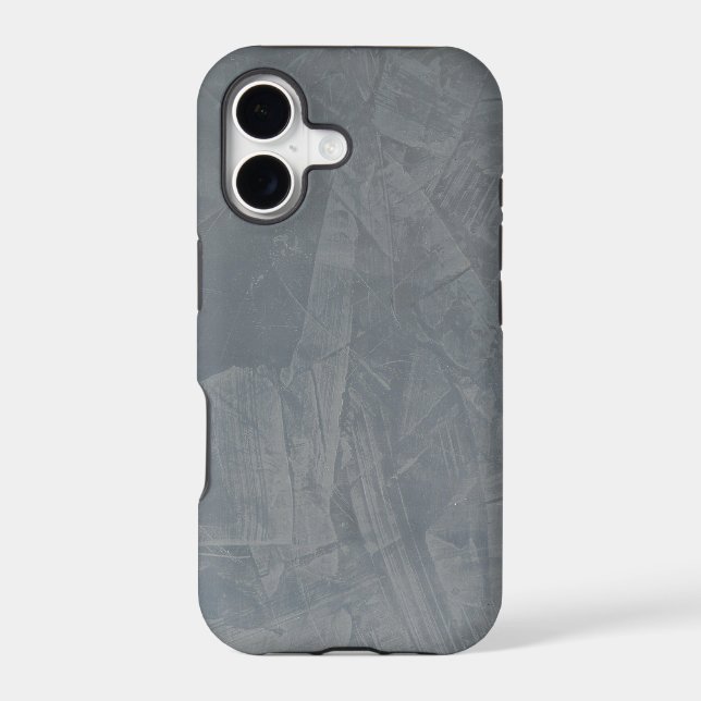Gray Suede Iphone Case (Back)