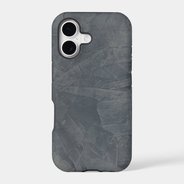 Gray Suede Iphone Case (Back)