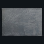 Gray Suede Placemat<br><div class="desc">Gray Suede. Created by Venetian Plaster Artisan using burnished Venetian Plaster in an elegant gray color.</div>