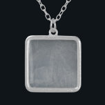Gray Suede Silver Plated Necklace<br><div class="desc">Gray Suede.  A solid color with texture design might be the simplest possible but for so many products it works perfectly well.</div>
