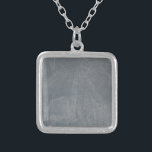 Gray Suede Silver Plated Necklace<br><div class="desc">Gray Suede.  A solid color with texture design might be the simplest possible but for so many products it works perfectly well.</div>