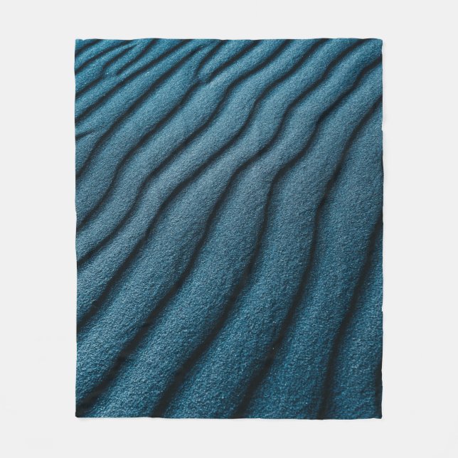 Gray surface fleece blanket (Front)