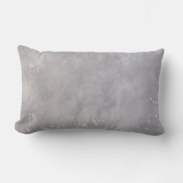 Gray surface lumbar pillow (Front)