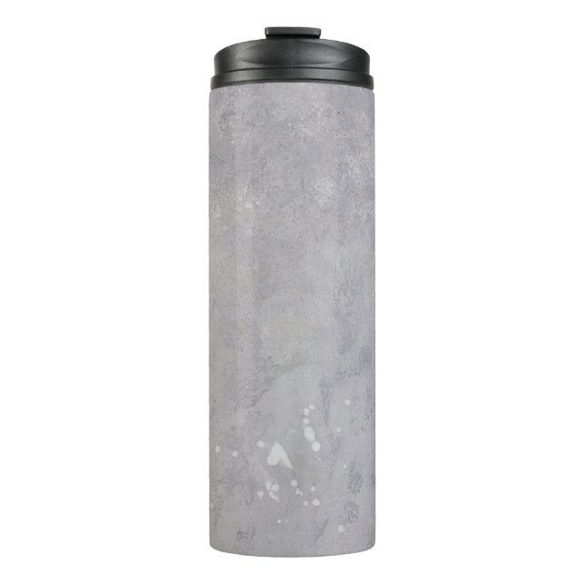Gray surface thermal tumbler (Front)
