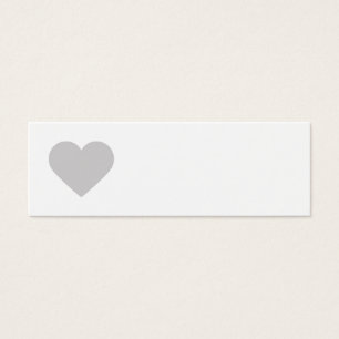 Gray Sweet Heart & Chevron Gift Tags