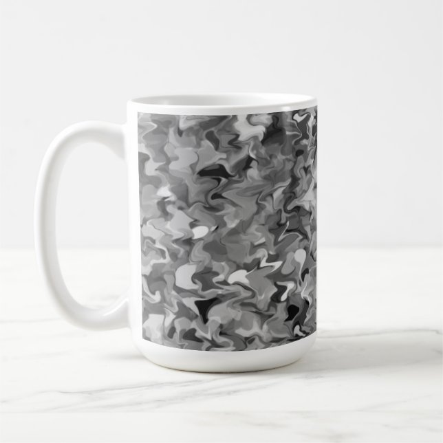 Gray Swirl 15oz Mug (Left)
