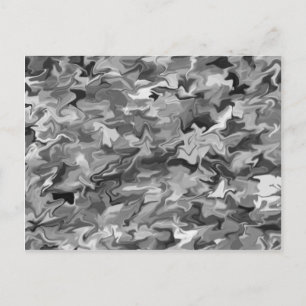 Gray Swirl Postcard