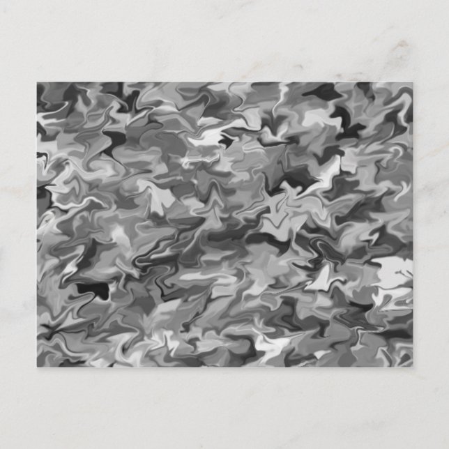 Gray Swirl Postcard (Front)