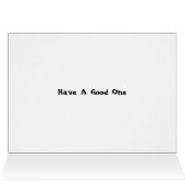 Gray Tabby Cat Funny Birthday Cards (Inside Horizontal (Top))