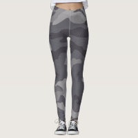 Gray Texture Camouflage. Camo your Leggings