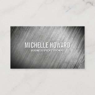 Gray Textured Background Business Card