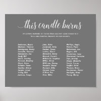 Gray This Candle Burns School Reunion Memorial